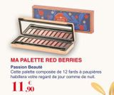 PARTLY  MA PALETTE RED BERRIES  offre à 11,9€ sur Passion Beauté