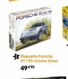PORSCHE 911 SCRS  Maquette Porsche 911 RS victoire Oman 49 € 95 