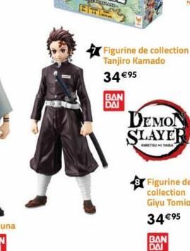 BAN  DAI  Figurine de collection Tanjiro Kamado  34 € 95  DEMON SLAYER  BAN DAI 