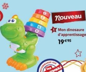 Ⓡ  nouveau  PAR  Mon dinosaure d'apprentissage  19 €95 