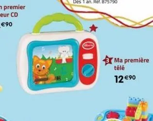 ma première télé 12 €⁹0 