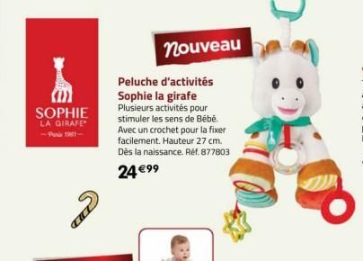 peluche Sophie la girafe