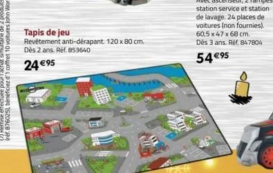 tapis de jeu  revêtement anti-dérapant. 120 x 80 cm. dès 2 ans. réf. 853640  24 €95 