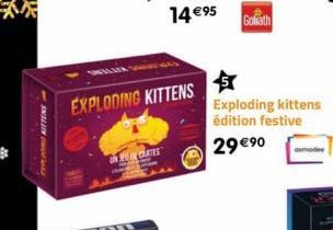 CEPONO KITTENS  SKY  EXPLODING KITTENS  GATES  Exploding kittens  édition festive  29 €90  demodee 