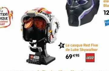 le casque red five de luke skywalker 69 €95 lego  high 