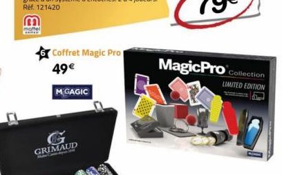mattel W  Coffret Magic Pro 49€  M GAGIC  GRIMAUD  Magic Pro  Collection LIMITED EDITION 
