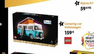 Camping-car Volkswagen  159€  LEGO 