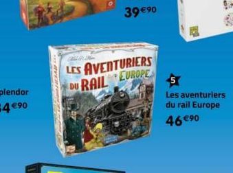 Cal GUN  LES AVENTURIERS DU RAIL EUROPE  5  Les aventuriers du rail Europe  46 €90 