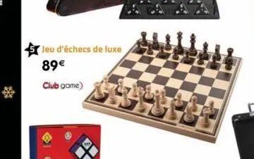 jeu d'échecs de luxe 89€ club game) 