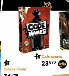 介  Escape Room  34 €⁹0  ce  CODE NAMES  Code names  23 €⁹0 elle 