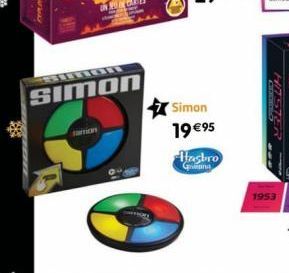 tamon  SIMON  Simon  19 € 95  Hasbro  Gana 