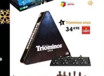 Triominos  Triominos  ONYX  games  Triominos onyx  34 €95  Goeth 