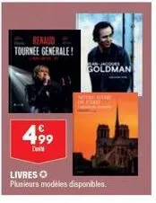 renaud tournee generale!  499  c'  lagoas,  goldman  livres  plusieurs modèles disponibles. 