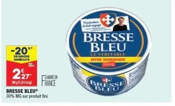 soldes bresse bleu