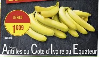 kilo  1609  banane 