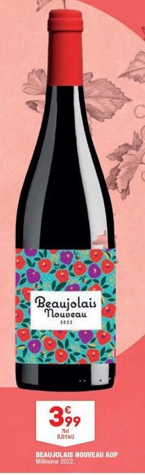 Beaujolais nouveau  2022  €  3,99  hel 