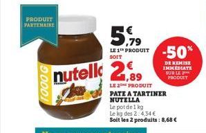 soldes Nutella