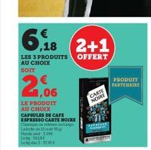 capsules de café Carte noire