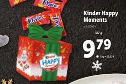 Datine  By  HAPPY  Kinder Happy  Moments  412003  382 g  979⁹  * 