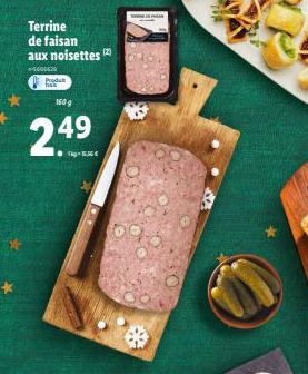 Terrine  de faisan aux noisettes  -54004/0  Proda  hak  160  49  -  TE  