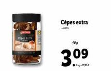 Dipes Extre  OTRET  Cèpes extra  -6559  40g  3.09  ●g-77,25€ 