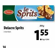 Delacre  14  Delacre Sprits  17664  Sprits  200g  15  5!  