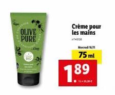 crème pour les mains 