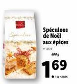 Spéculoos de Noël aux épices  n°12739  600g  769 