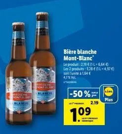 bière mont blanc