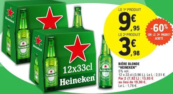 bière blonde heineken