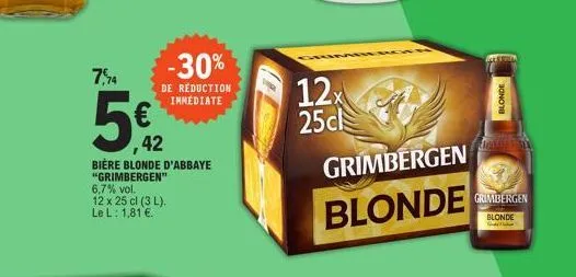 bière blonde grimbergen