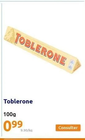 toblerone  9.90/ka  toblerone  mod  consulter 