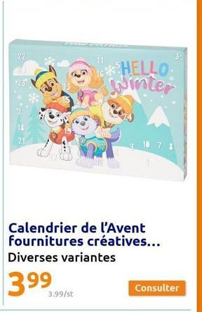 calendrier de l'Avent 3M