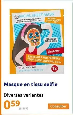 masque pampers