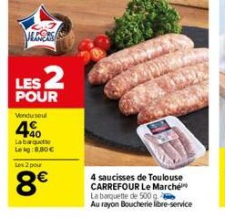 saucisses Carrefour