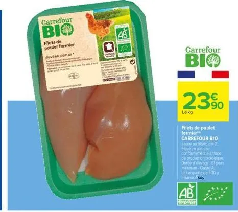 filets de poulet carrefour