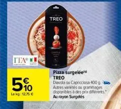 pizza surgelée 