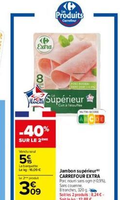 jambon Carrefour