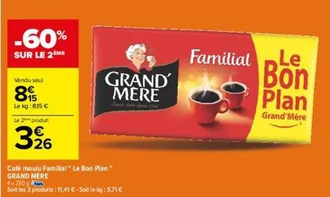 café moulu grand'mère