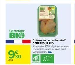 cuisses de poulet Carrefour