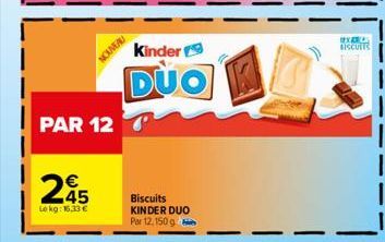 biscuits Kinder