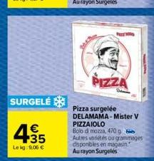 pizza surgelée 