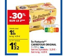 île flottante Carrefour