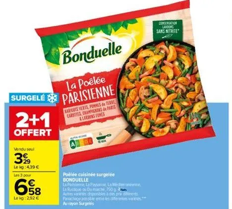 fricassé de légumes bonduelle