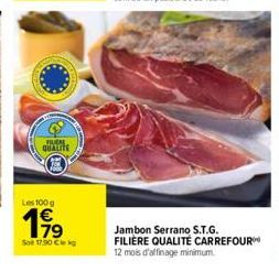 jambon serrano Carrefour