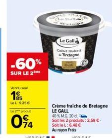 crème fraîche Le Gall