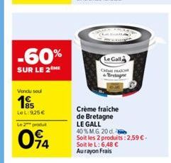 crème fraîche Le Gall