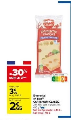 emmental carrefour