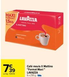 café moulu lavazza