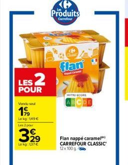 flan Carrefour